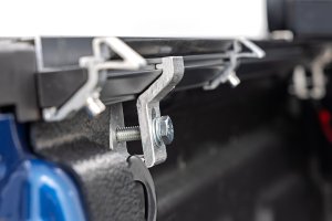 Ford Maverick Hard Low Profile Bed Cover - Rear - Rough Country - Tri-Fold - '22-'25 Ford Maverick Hard Low Profile Bed Cover - Rear - Rough Country - Tri-Fold - '22-'25